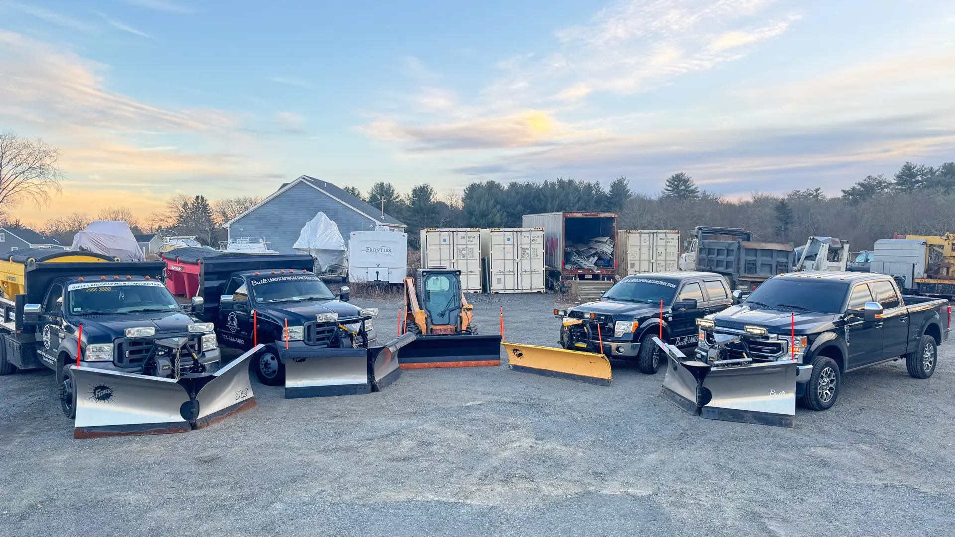 built landscaping construction westport ma snowplows